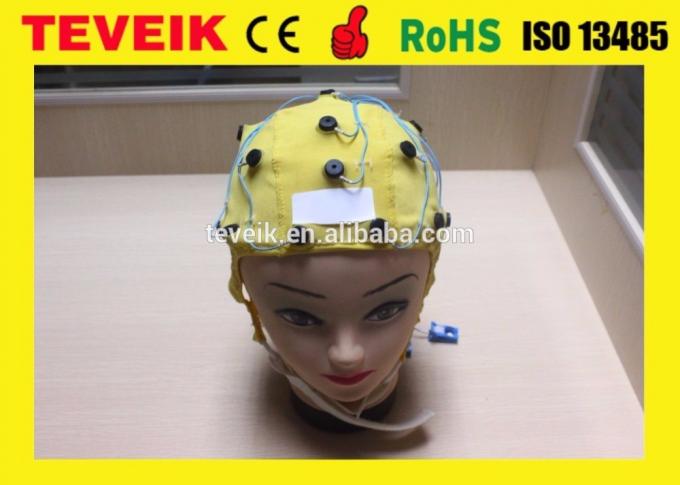 감지기 전극 16 ~ 128 채널 여러가지 높은 정밀도 EEG 전극 모자