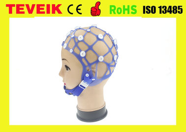 Neurofeedback 20 전극을 분리하는 고무 물자 EEG 모자 1 년 보장