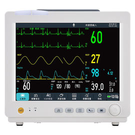병원 ICU 참을성 있는 감시자 맥박 산소 농도체 기계 12.1 인치 1개 년 보장