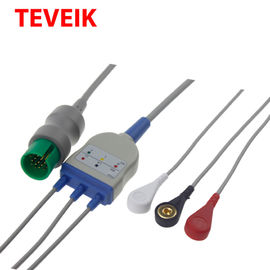 IEC 스냅 연결관 한 조각 감시자 DB 9 Pin ECG 케이블