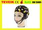 EEG 모자, 염화은 전극 분리, EEG 기계를 위한 20의 지도 eeg 전극 모자