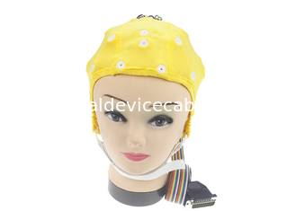 EEG 모자 20를 분리하는 것은 ECG 전극 없이 의학 성숙한 아이 유아 EEG 모자를 지도합니다